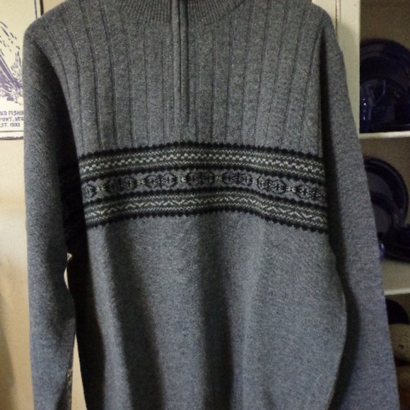 FIRM Sweater Mock Neck Lambswool NWT Men's